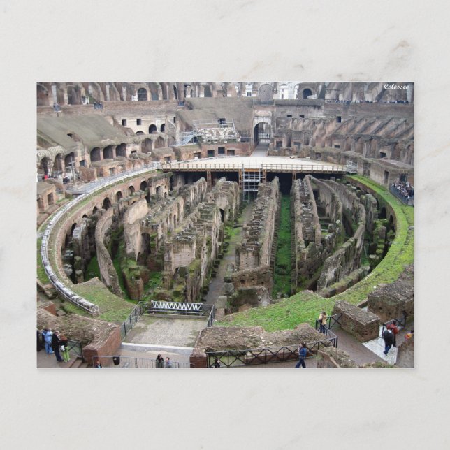 Cartão Postal itália - colosseo (Frente)