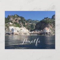 Cartão postal Itália da Costa Amalfi