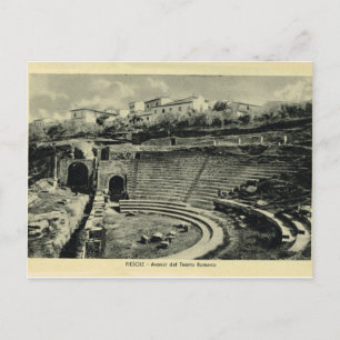 Cartão Postal Itália, Fiesole, Rpman Theater