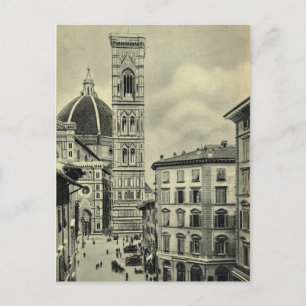 Cartão Postal Itália, Florença, Firenze, 1908, Duomo