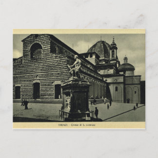 Cartão Postal Itália, Florença, Firenze, 1908, S. Lorenzo