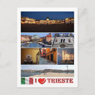 Cartão Postal Itália - Friul Venice Giulia - Trieste - Mosaico -