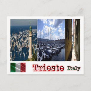 Cartão Postal Itália - Friuli Veneza Júlia - Mosaico de Trieste