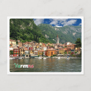 Cartão Postal Itália - Lago Como - Varenna -