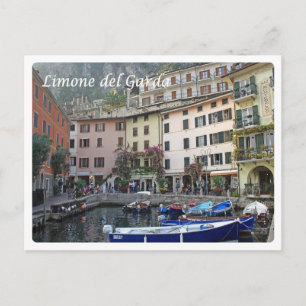 Cartão Postal Itália - Lago Garda - Limone del Garda -