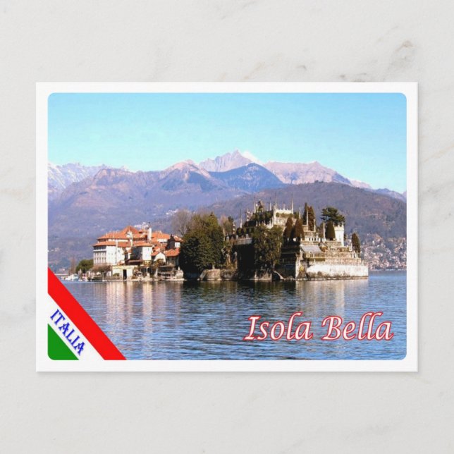 Cartão Postal Itália - Lago Maggiore - Isola Bella - (Frente)