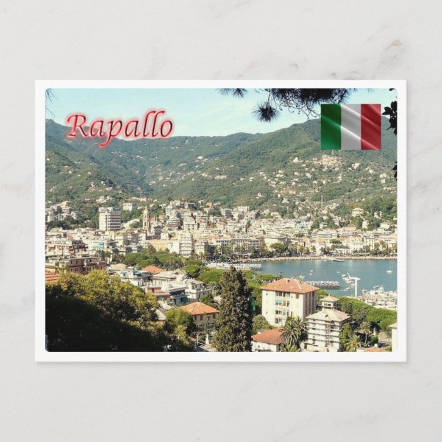 Cartão Postal Itália - Ligúria - Rapallo - (Frente)