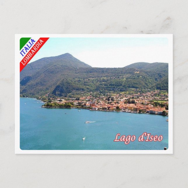 Cartão Postal Itália - Lombardia - Lago Iseo - (Frente)