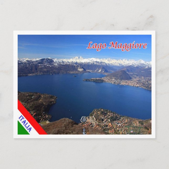 Cartão Postal Itália - Lombardia - Lago Maggiore - (Frente)