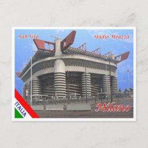Cartão Postal Itália - Lombardia - Milão - Estádio San Siro M