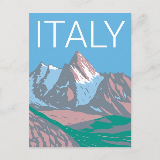 Cartão Postal ITÁLIA | Parque Nacional do Gran Paradiso (Frente)