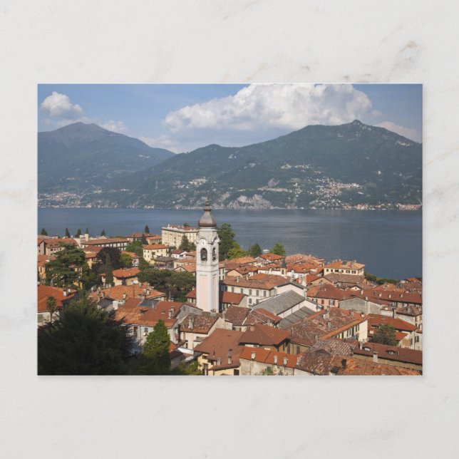 Cartão Postal Itália, Província De Como, Menaggio. Vista da cida (Frente)