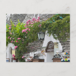 Cartão Postal Itália, Puglia, Alberobello, Terra dei Trulli,