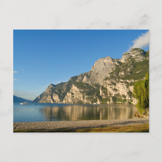Cartão Postal Itália, Riva del Garda, Lago Garda, Monte (Frente)