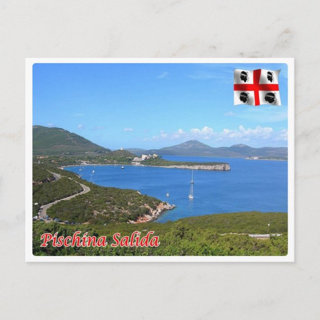 Cartão Postal Itália - Sardenha - Alghero (Frente)