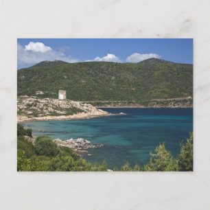 Cartão Postal Itália, Sardenha, Teulada. Torre espanhola.