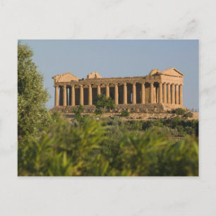 Cartão Postal Itália, Sicília, Agrigento, La Valle dei Templi,