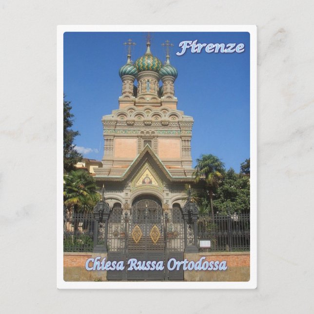 Cartão Postal Itália - Toscana - Florença - (Frente)