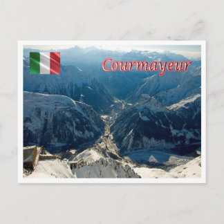 Cartão Postal Itália - Vale Aosta - Courmayeur -