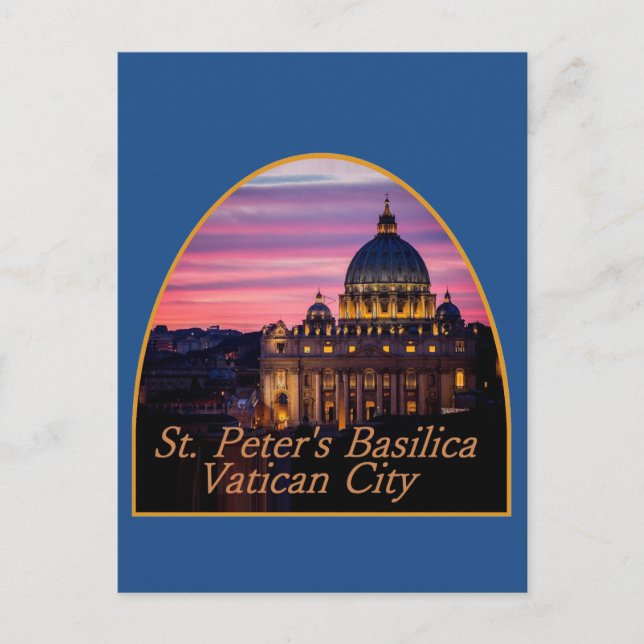 Cartão postal Itália vaticano (Frente)