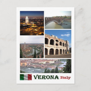 Cartão Postal Itália - Veneto - Verona - Mosaico -