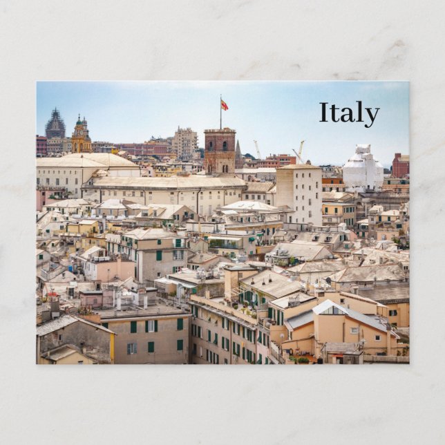 Cartão Postal Itália Viagens vintage Turismo Adicionar (Frente)