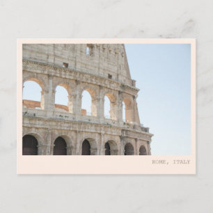 Cartão postal italiano Coliseu Roma Itália