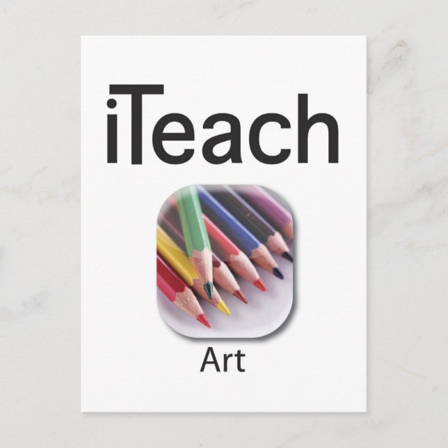 cartão postal iteachART (Frente)