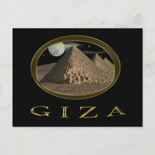 Cartão Postal Itens das Pirâmides de Giza