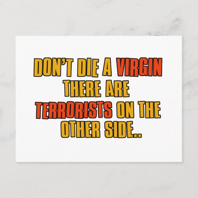 Cartão Postal Itens de presentes engraçados (Frente)