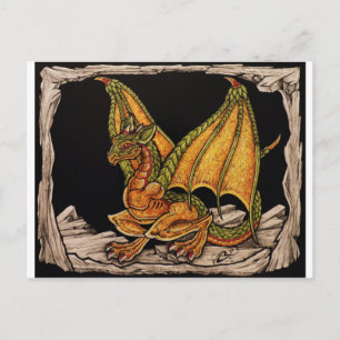 Cartão Postal Itens do Dragão bebê