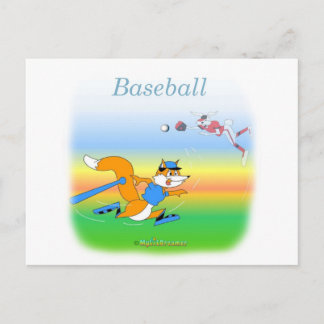 Cartão Postal Itens legal para crianças de beisebol