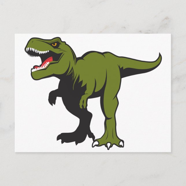 Cartão Postal Itens personalizados T-Rex (Frente)