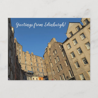 Cartão Postal ITINERÁRIOS: Saudações de Edimburgo!