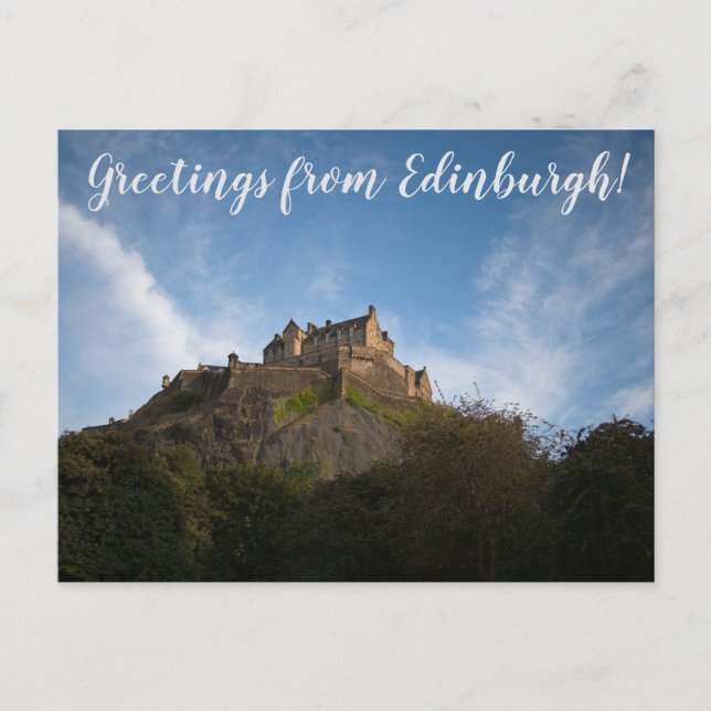 Cartão Postal ITINERÁRIOS: Saudações de Edimburgo! (Frente)