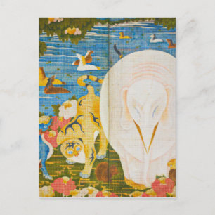 Cartão Postal Ito Jakuchu - Animais Misteriosos
