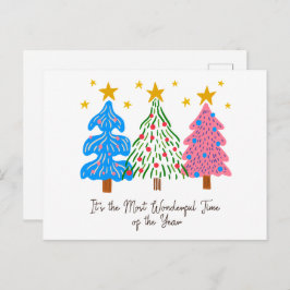 Cartão Postal It's The Most Wonderful Time Christmas