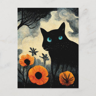 Cartão Postal Its the most wonderful time of the year black cat