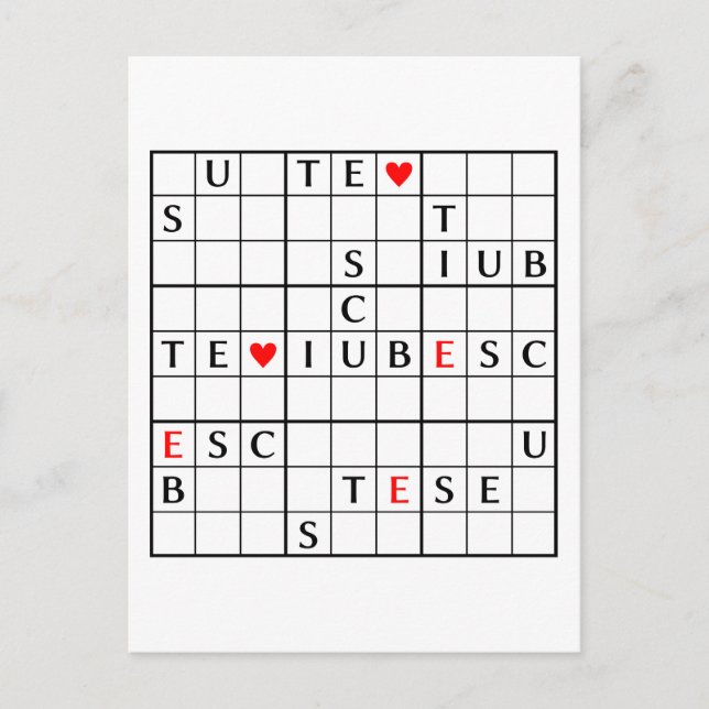 Cartão Postal iubesc (Frente)