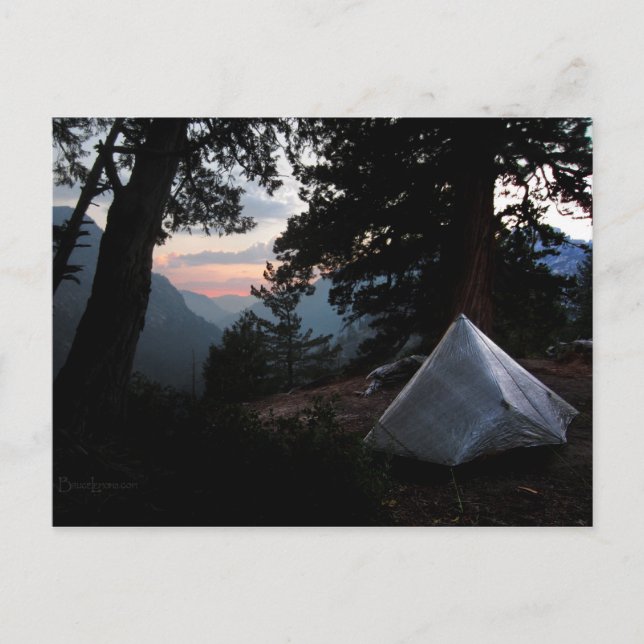 Cartão Postal Iva Bell Hot Primaveras Sunset Ansel Adams Wildern (Frente)