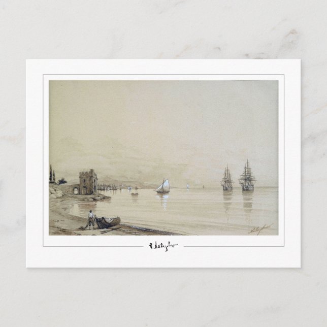 Cartão Postal Ivan Aivazovsky #30 - Cartão-postal de arte (Frente)