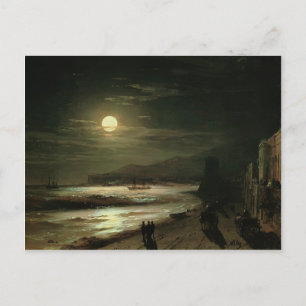 Cartão Postal Ivan Aivazovsky - Noite de Lua
