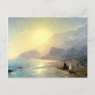 Cartão Postal Ivan Aivazovsky - Pushkin e Condessa Raevskaya