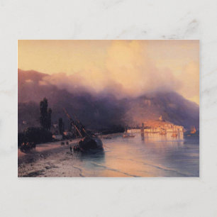 Cartão Postal Ivan Aivazovsky - Vista de Ialta