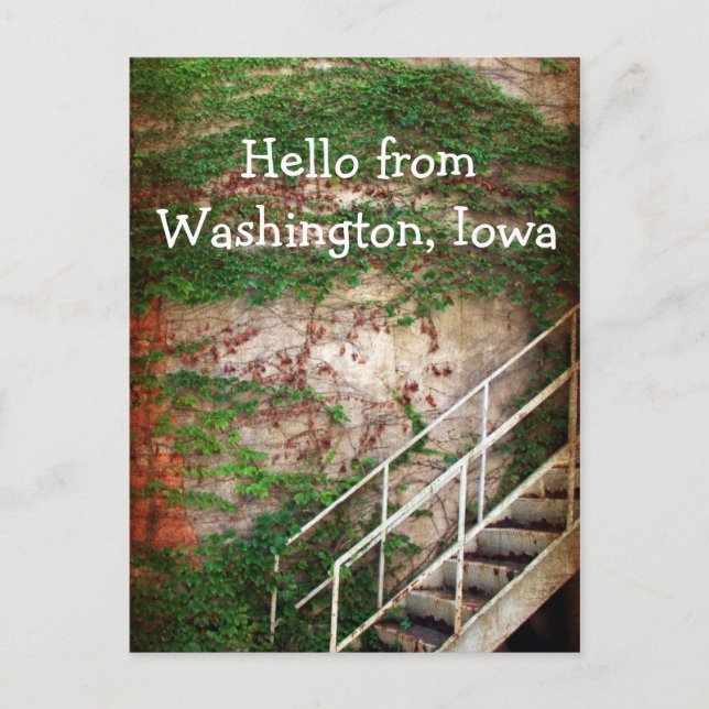 Cartão Postal Ivy, Brick e Escadas (Frente)