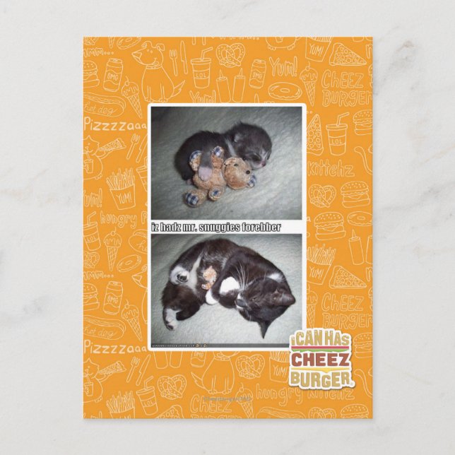 Cartão Postal iz hadz sr. snuggies forbber (Frente)