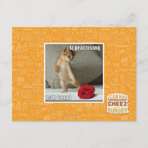 Cartão Postal Iz practising mah tango