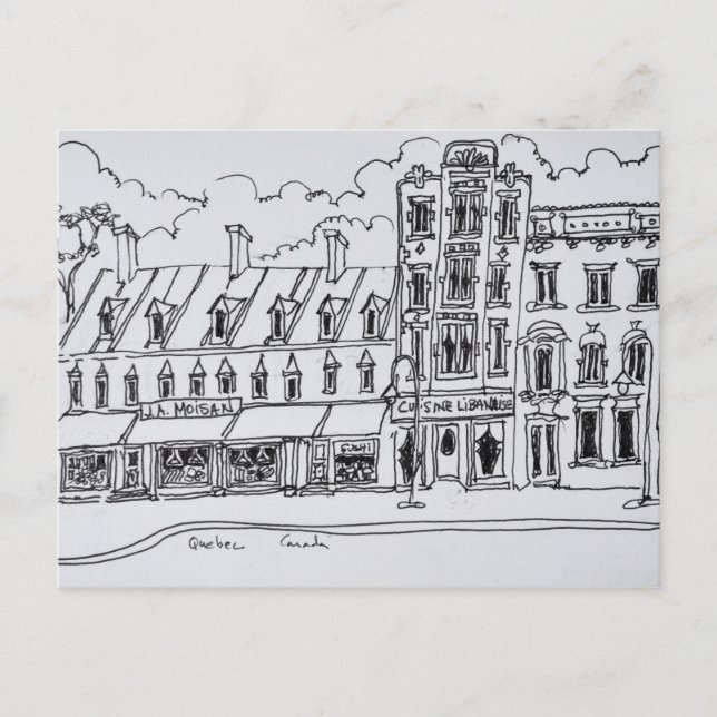 Cartão Postal J.A. Moisan Grocery Store | Canadá (Frente)