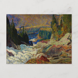Cartão Postal J.E.H. MacDonald - Falls, Montreal River, 1920.