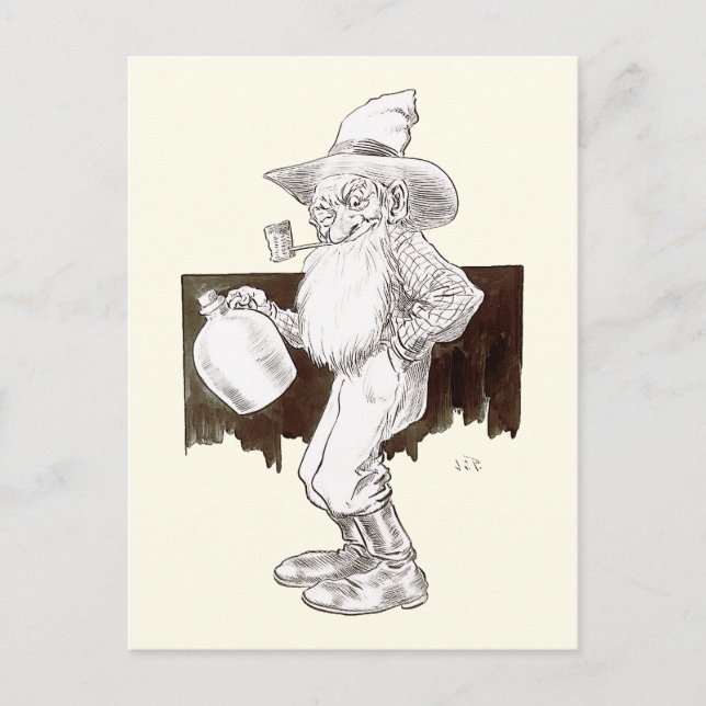 Cartão Postal J P Bernard Moonshiner (Sepia) (Frente)